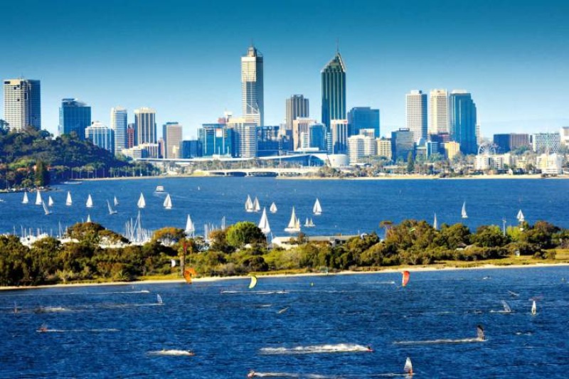 Thành phố Perth nằm tại Bang Western Australia (WA)